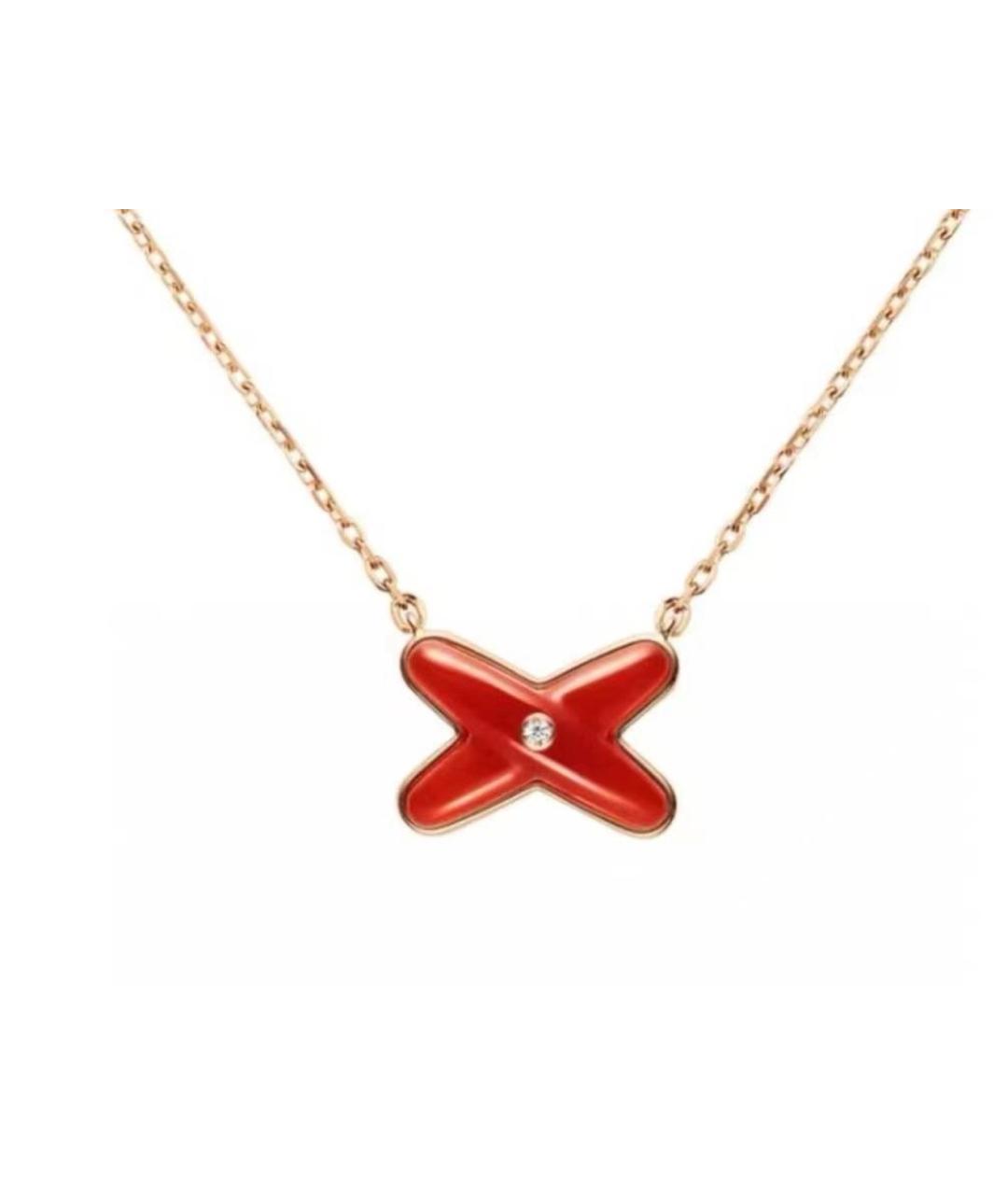 CHAUMET Красный кулон из розового золота, фото 7