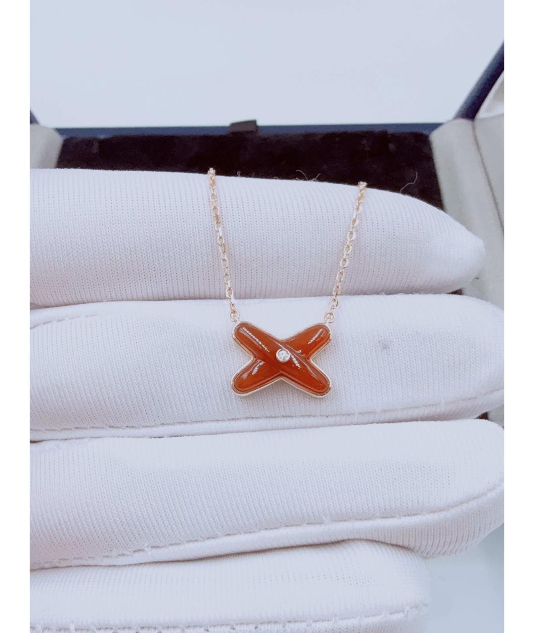 CHAUMET Красный кулон из розового золота, фото 3