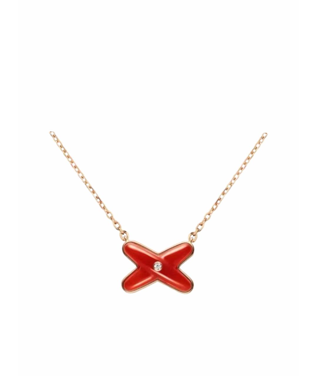 CHAUMET Красный кулон из розового золота, фото 1