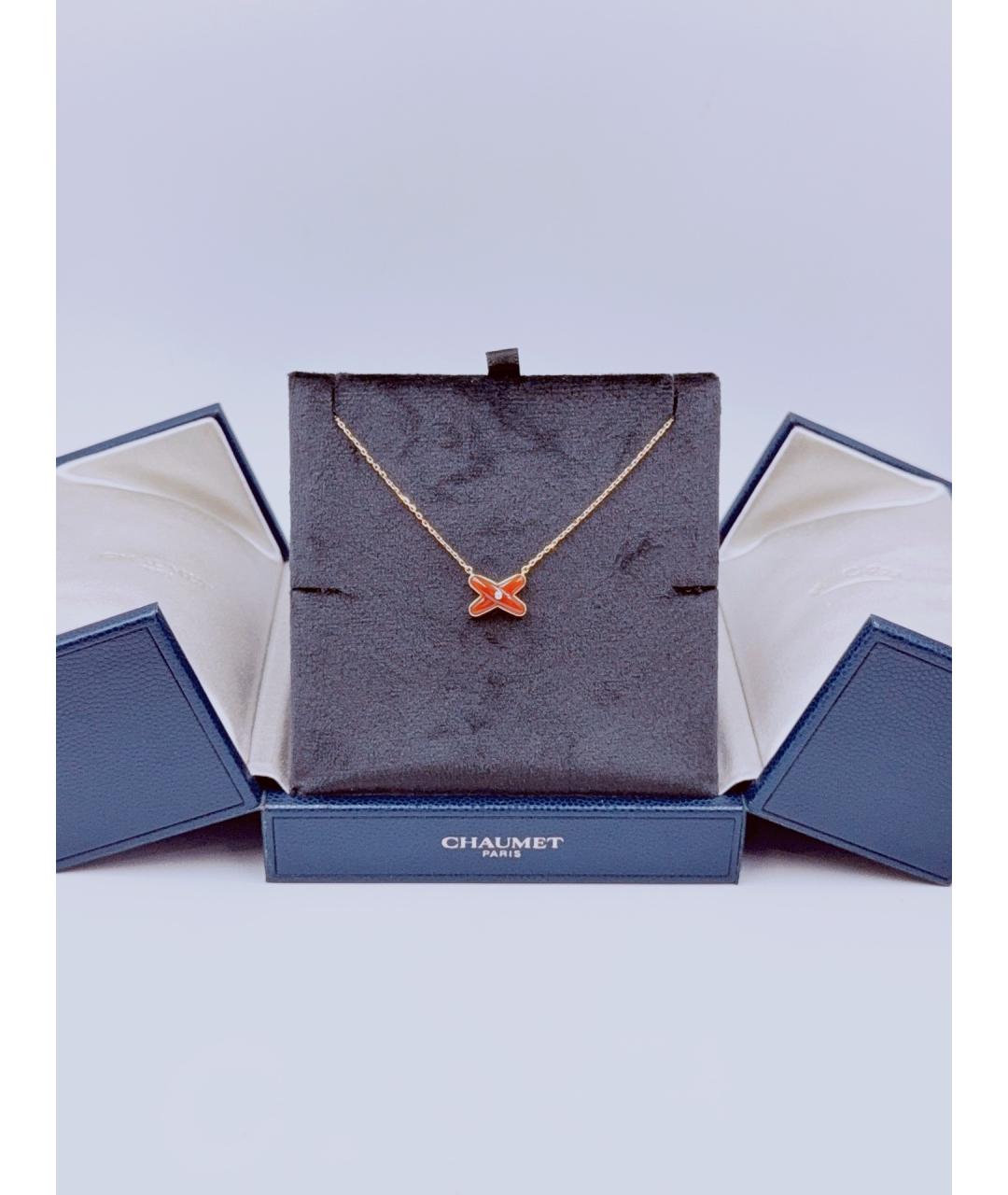 CHAUMET Красный кулон из розового золота, фото 2