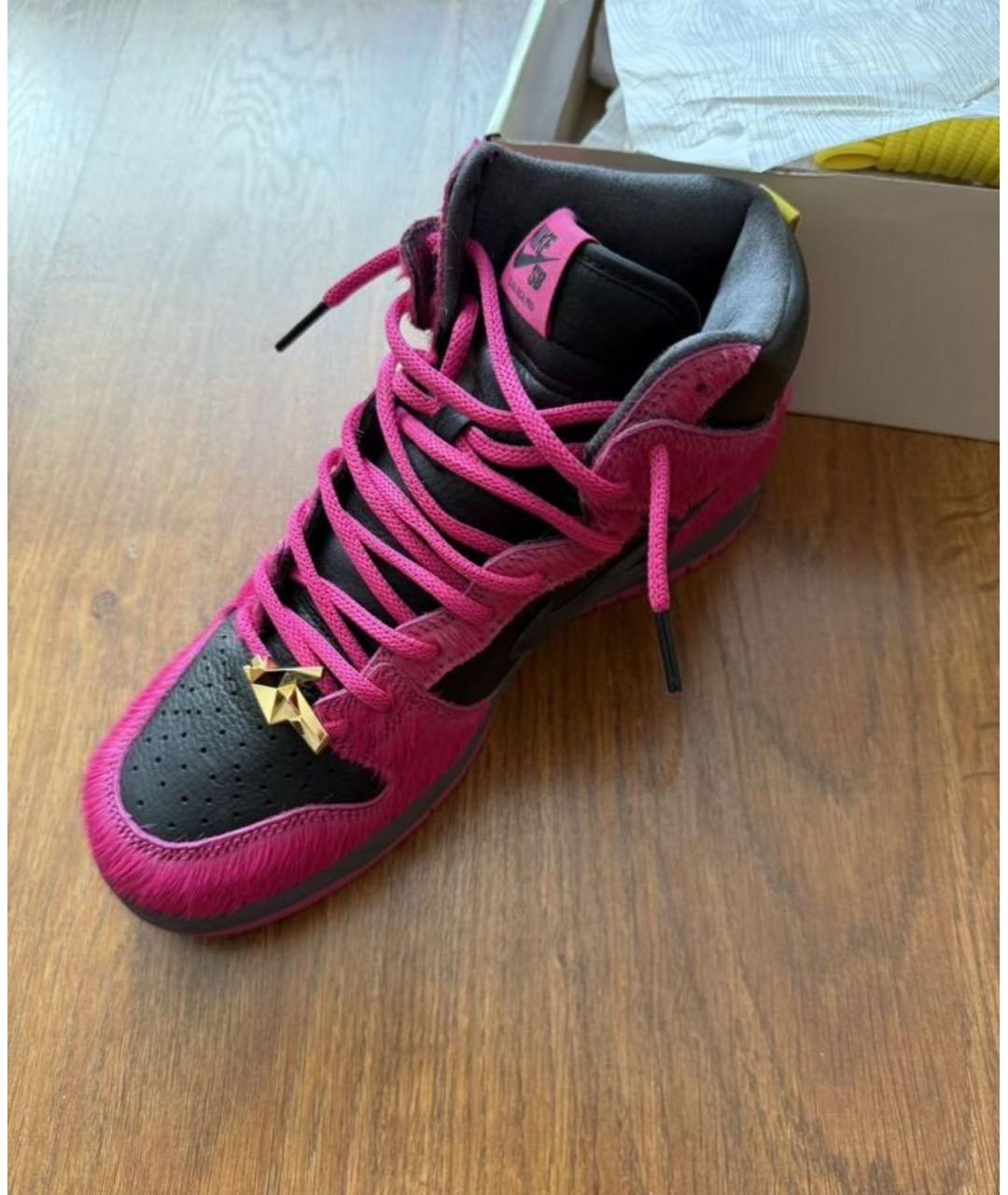 NIKE Фуксия высокие кроссовки / кеды, фото 2