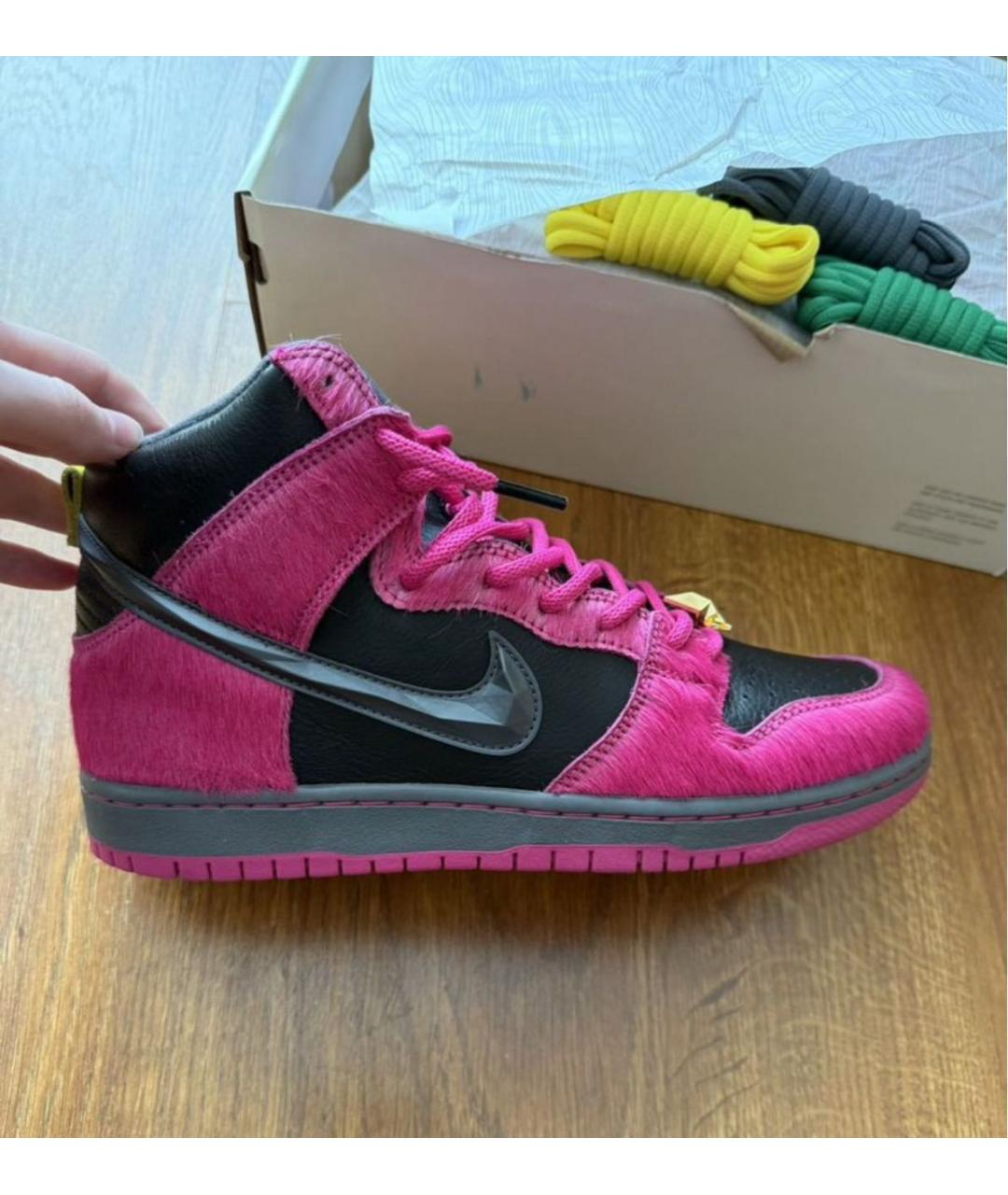 NIKE Фуксия высокие кроссовки / кеды, фото 8