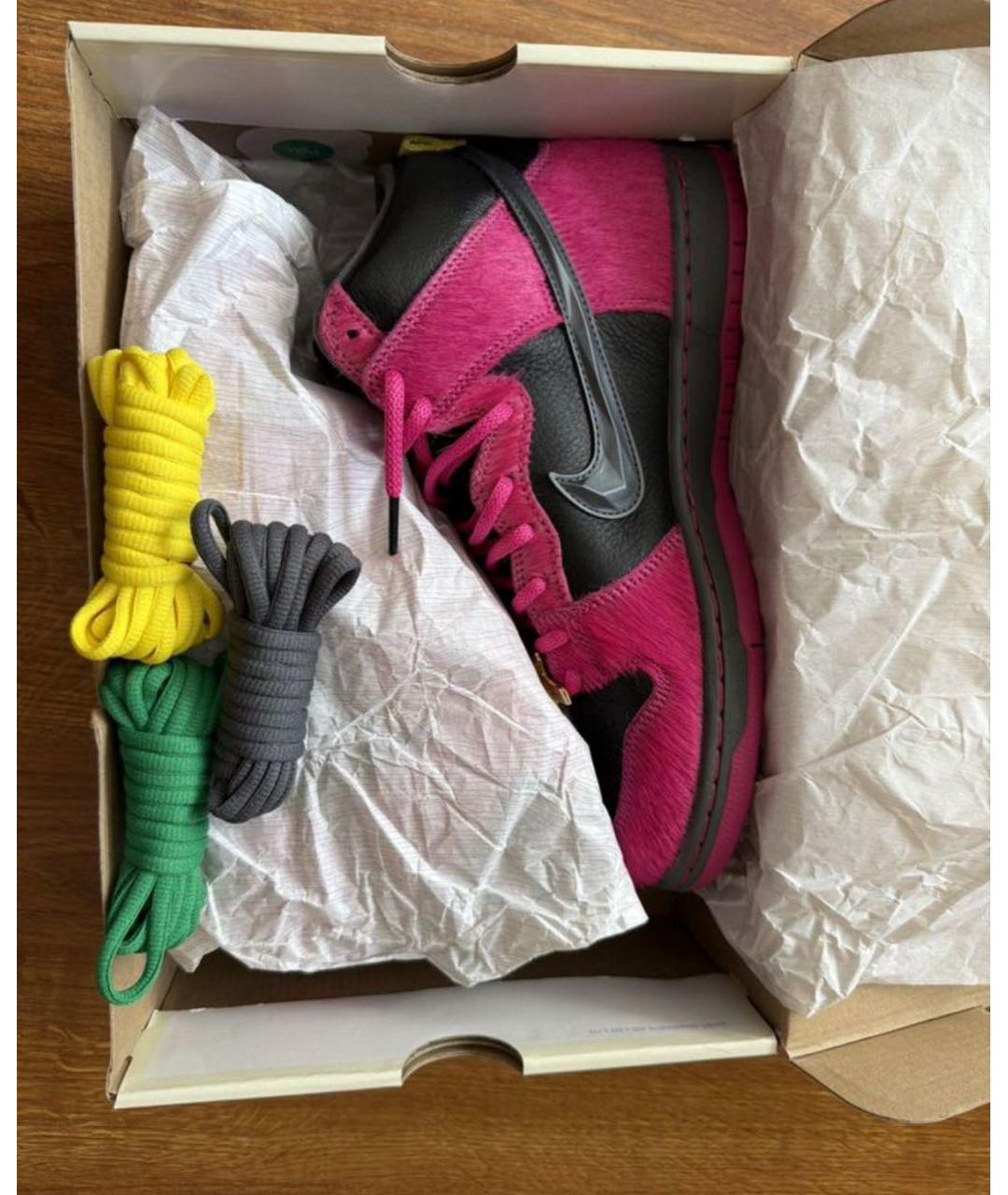 NIKE Фуксия высокие кроссовки / кеды, фото 6