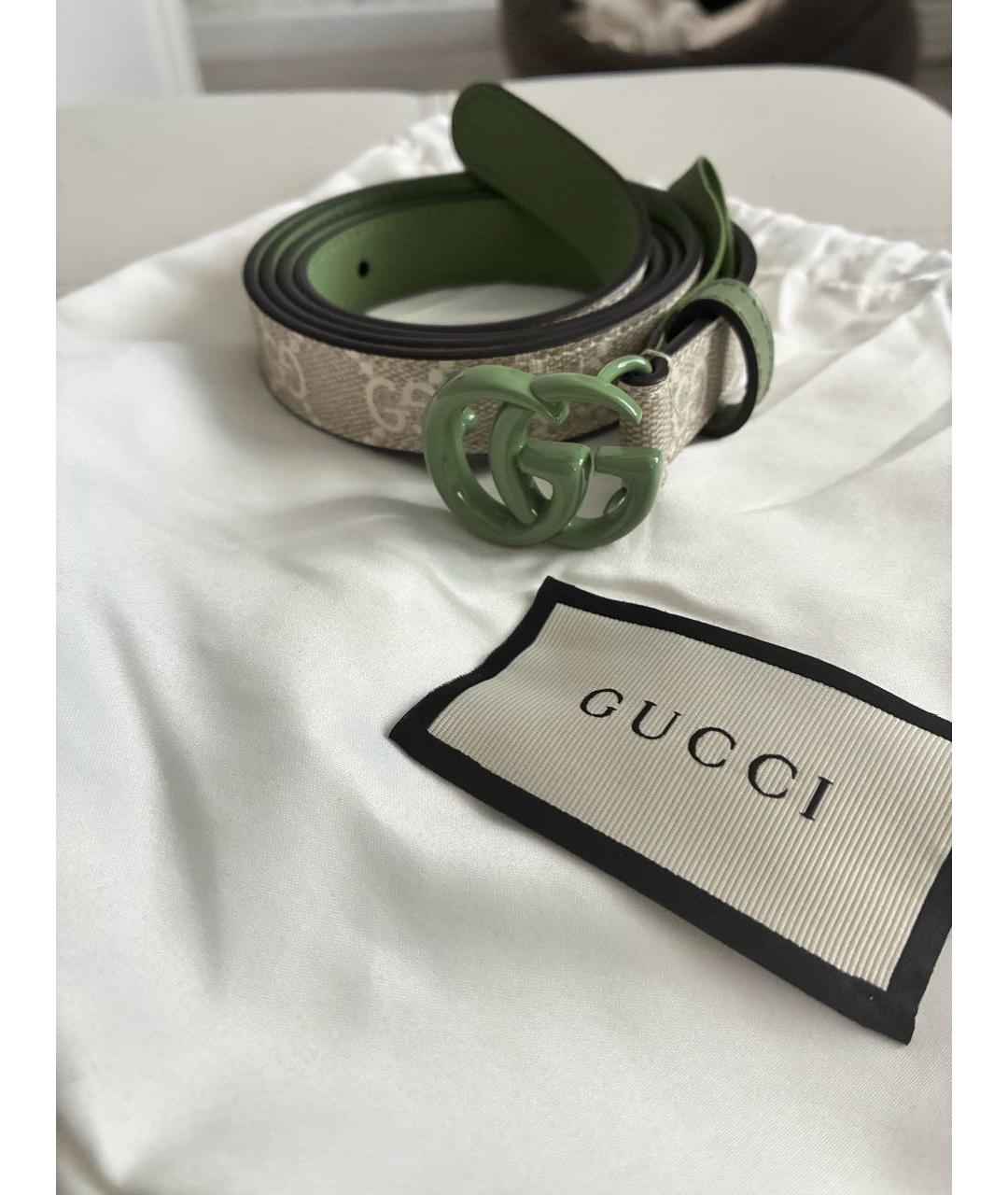 GUCCI Белый ремень, фото 4