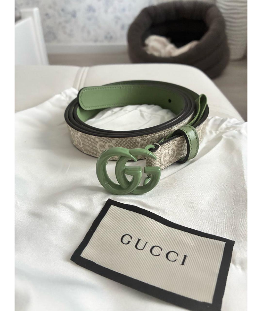 GUCCI Белый ремень, фото 5