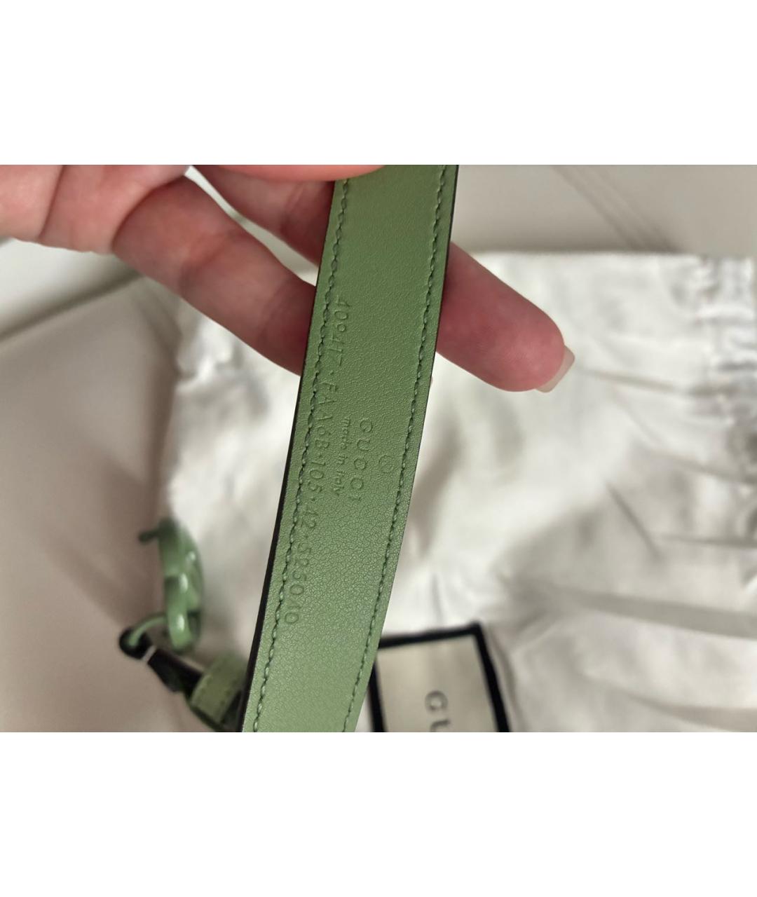 GUCCI Белый ремень, фото 2