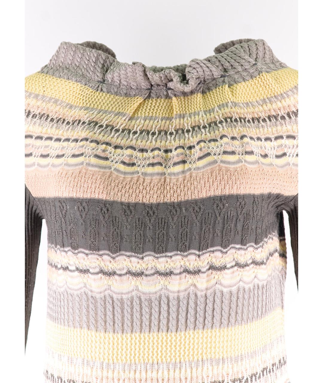 MISSONI Мульти шерстяное повседневное платье, фото 4