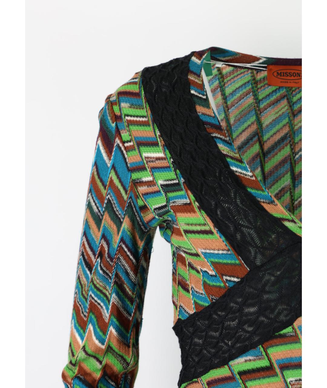 MISSONI Мульти вискозное повседневное платье, фото 5