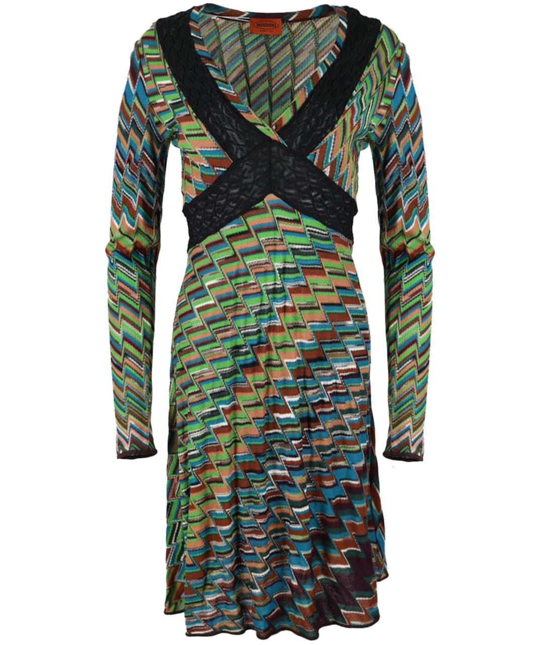 MISSONI Мульти вискозное повседневное платье, фото 1