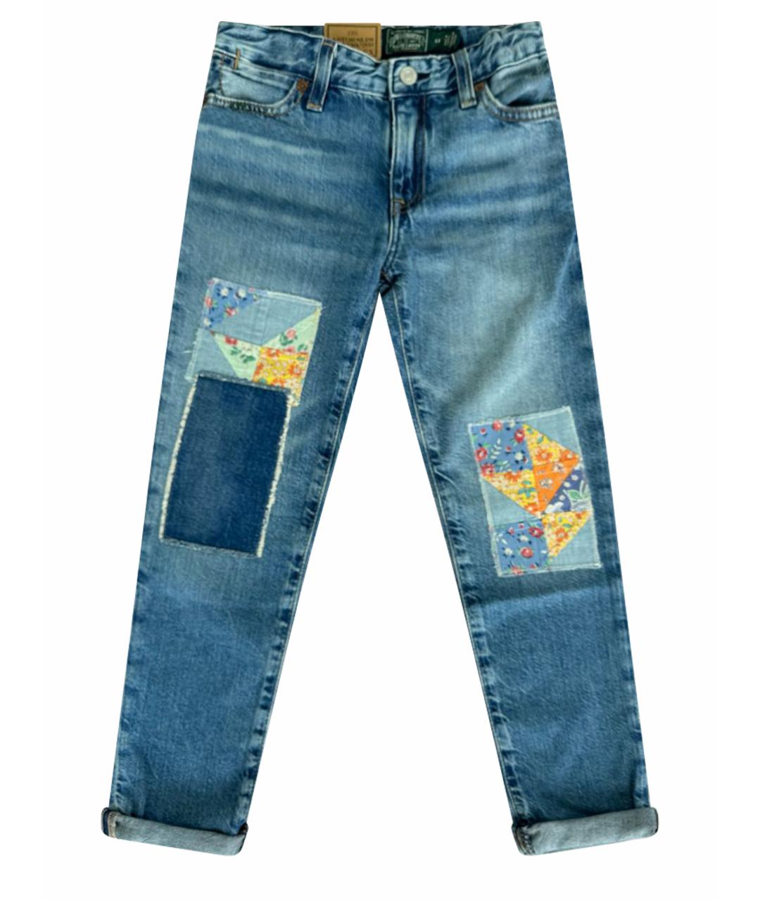 RALPH LAUREN Голубые хлопковые детские джинсы, фото 1