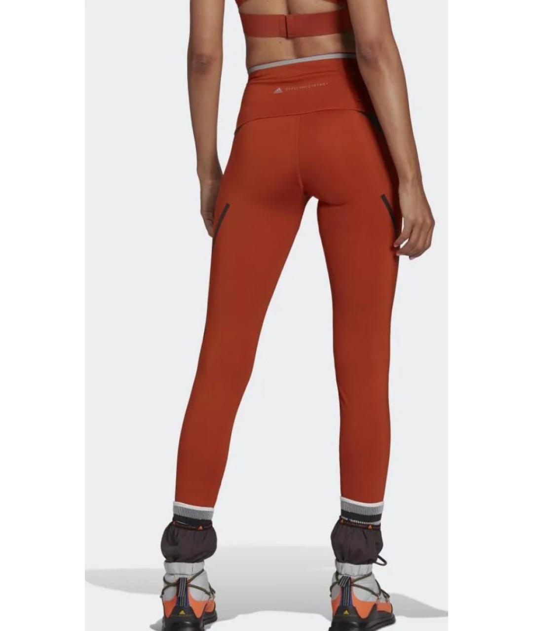 ADIDAS BY STELLA MCCARTNEY Коричневые полиэстеровые леггинсы и велосипедки, фото 4