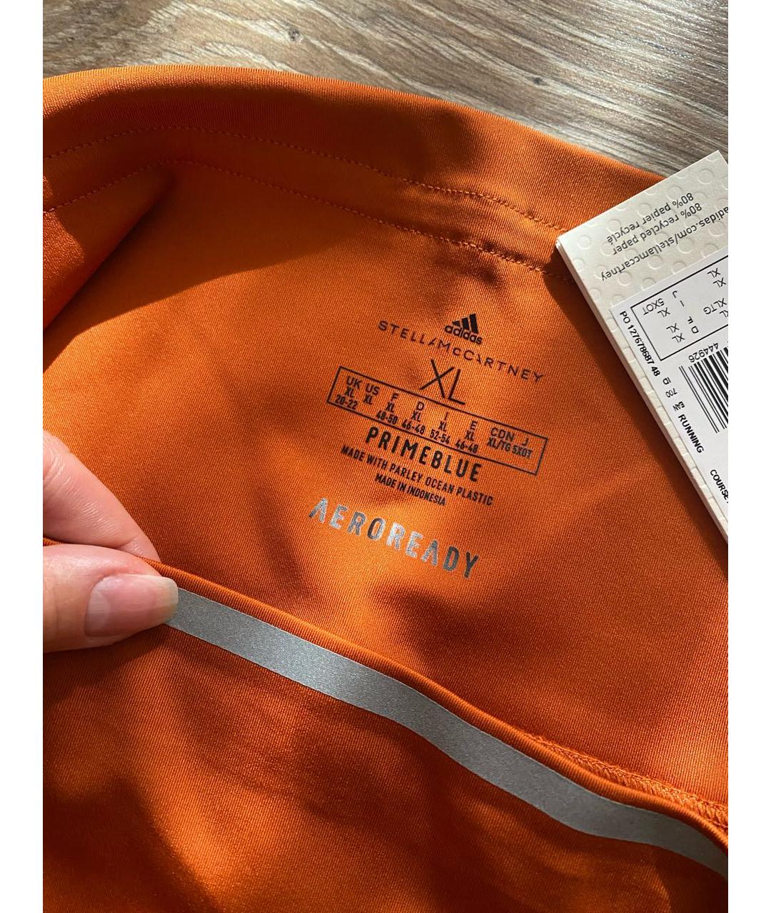 ADIDAS BY STELLA MCCARTNEY Коричневые полиэстеровые леггинсы и велосипедки, фото 7