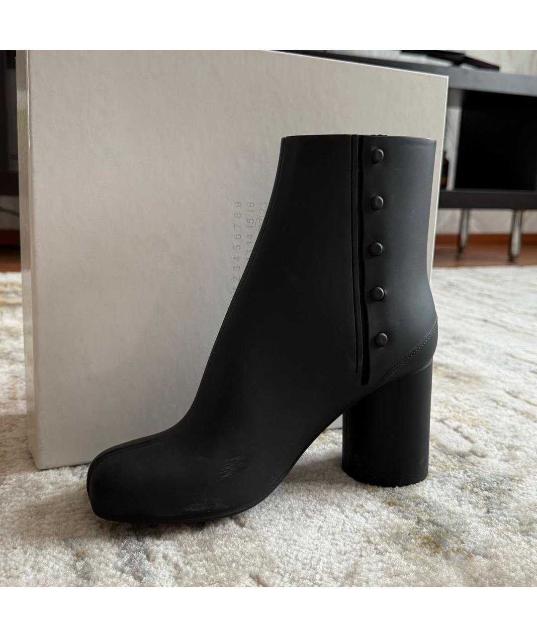 MM6 MAISON MARGIELA Черные полусапоги, фото 6