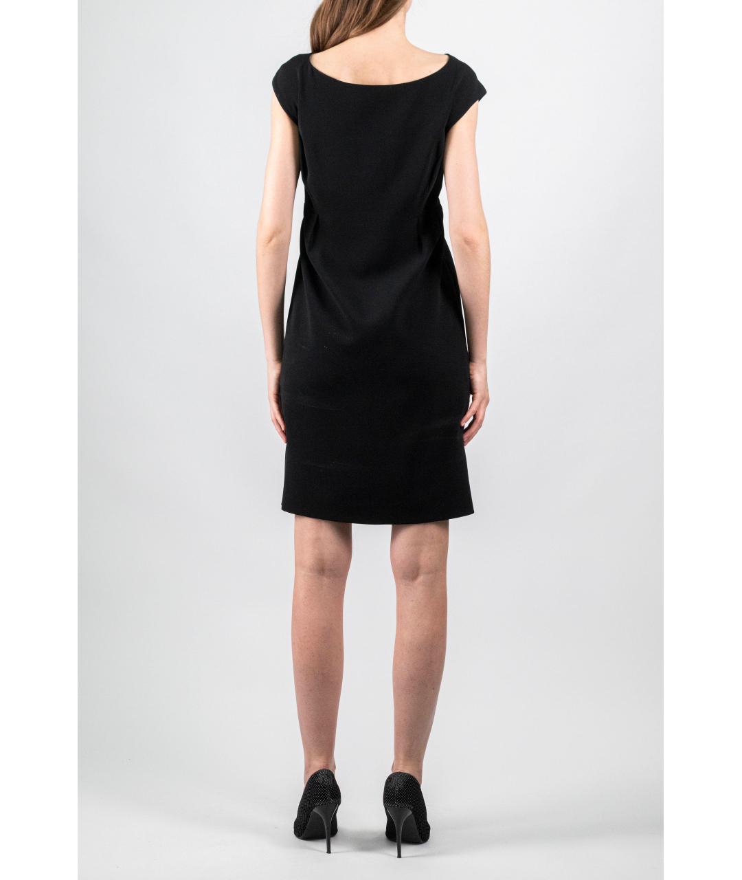 MOSCHINO Черное полиэстеровое коктейльное платье, фото 2