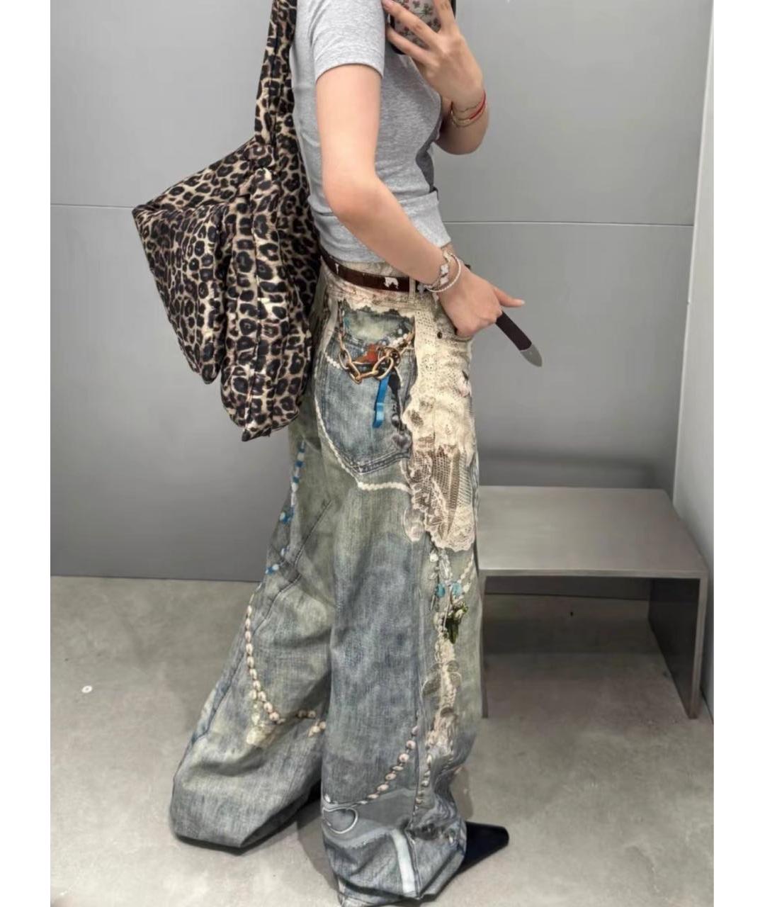 ACNE STUDIOS Хлопковые прямые джинсы, фото 4