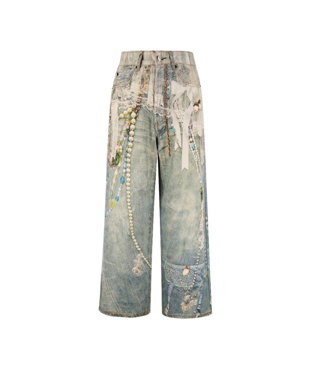 ACNE STUDIOS Хлопковые прямые джинсы, фото 5