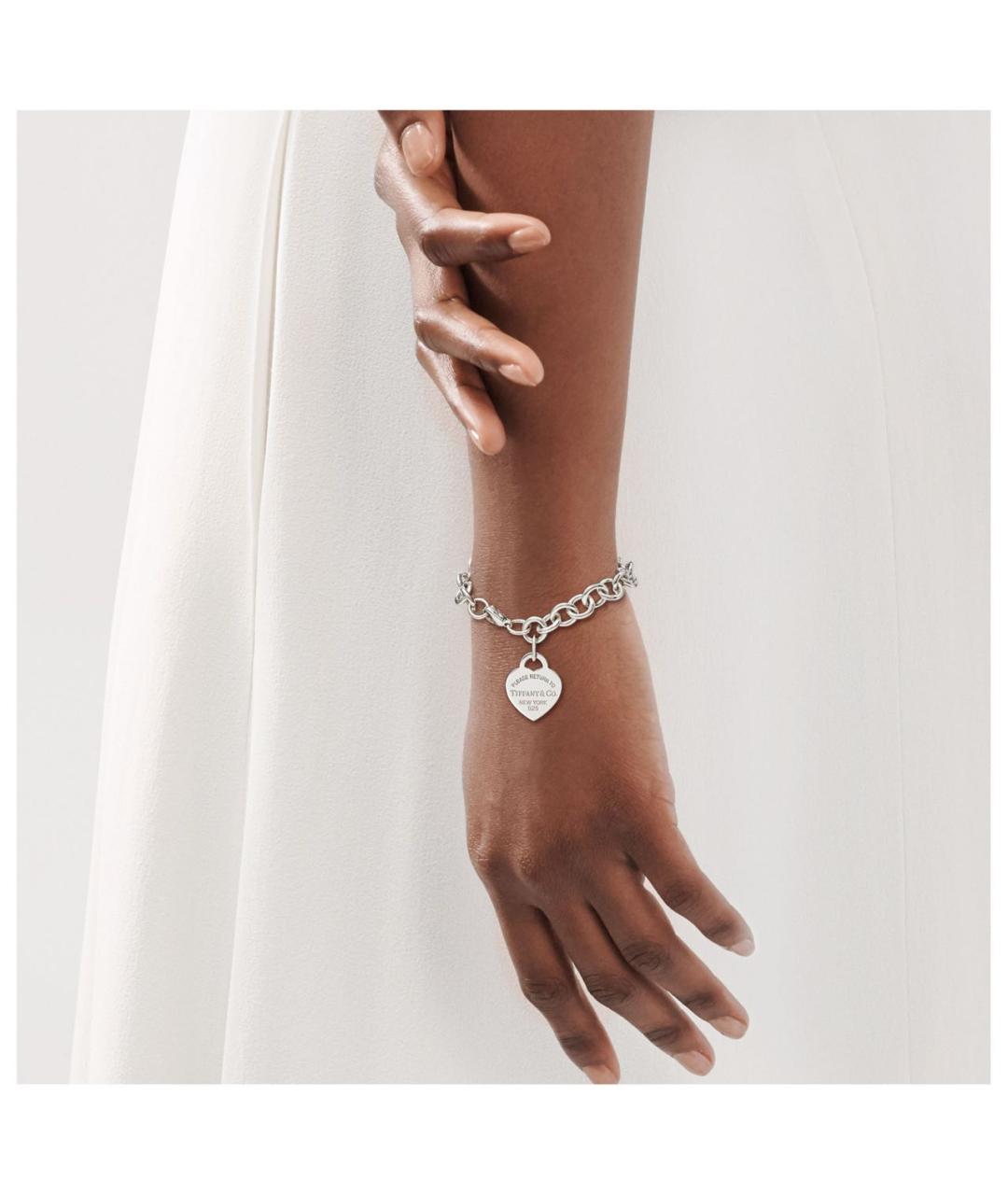TIFFANY&CO Серебрянный серебряный браслет, фото 3