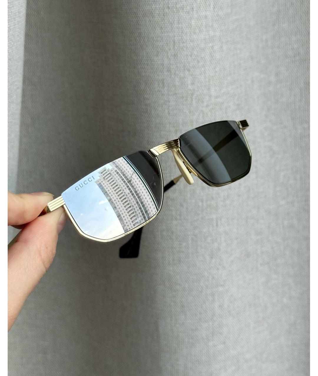GUCCI Металлические солнцезащитные очки, фото 4
