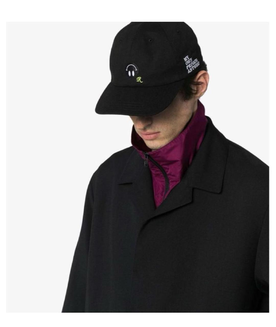 RAF SIMONS Черная хлопковая кепка/бейсболка, фото 2