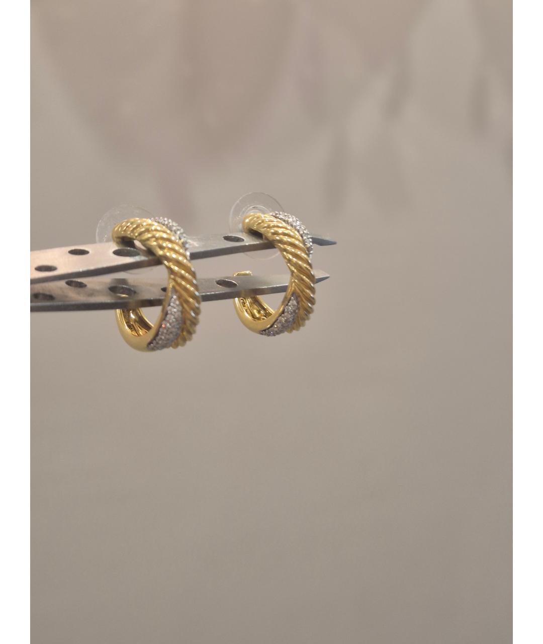 David Yurman Белые серьги из белого золота, фото 2