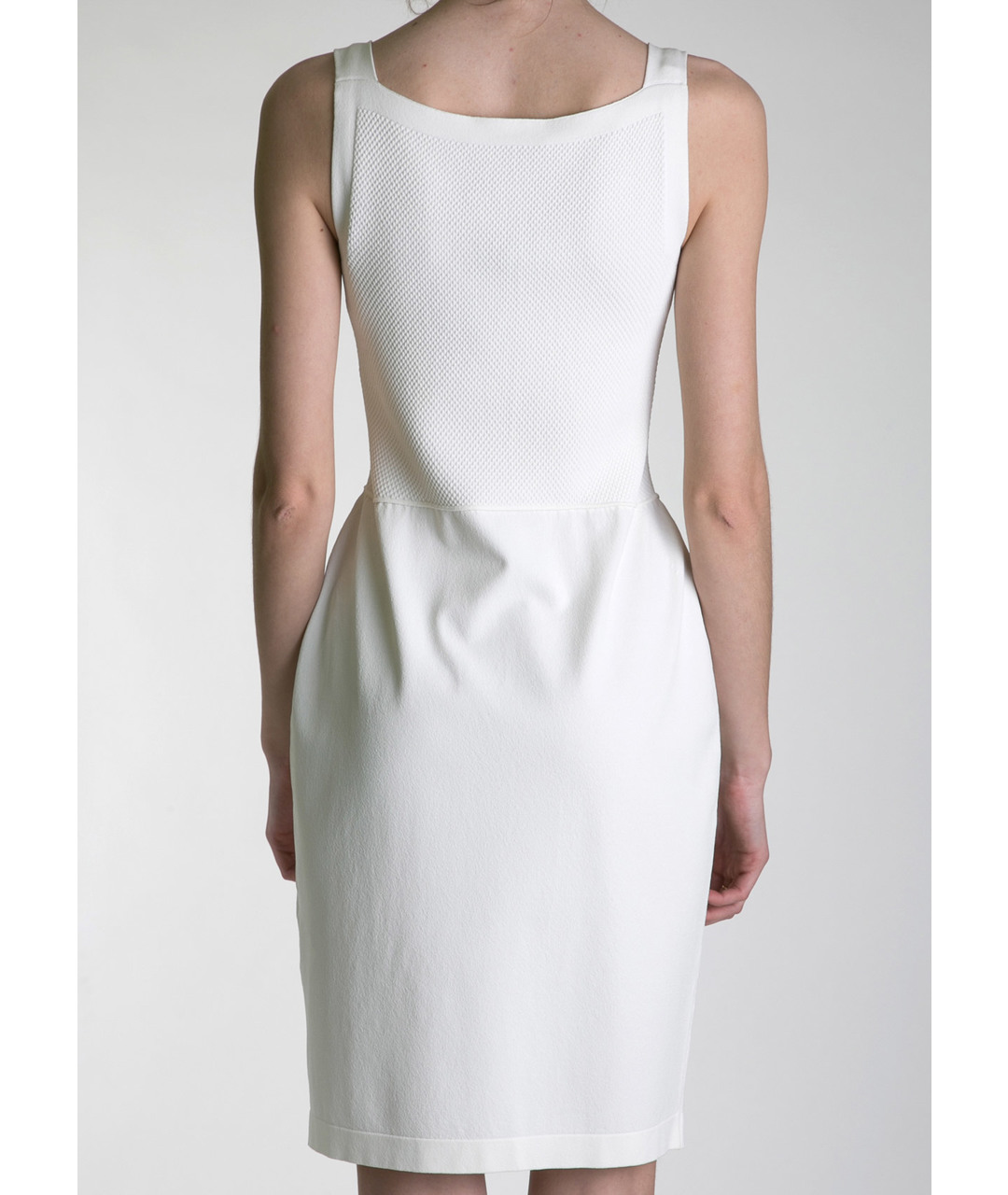 D.EXTERIOR Белое вискозное коктейльное платье, фото 2