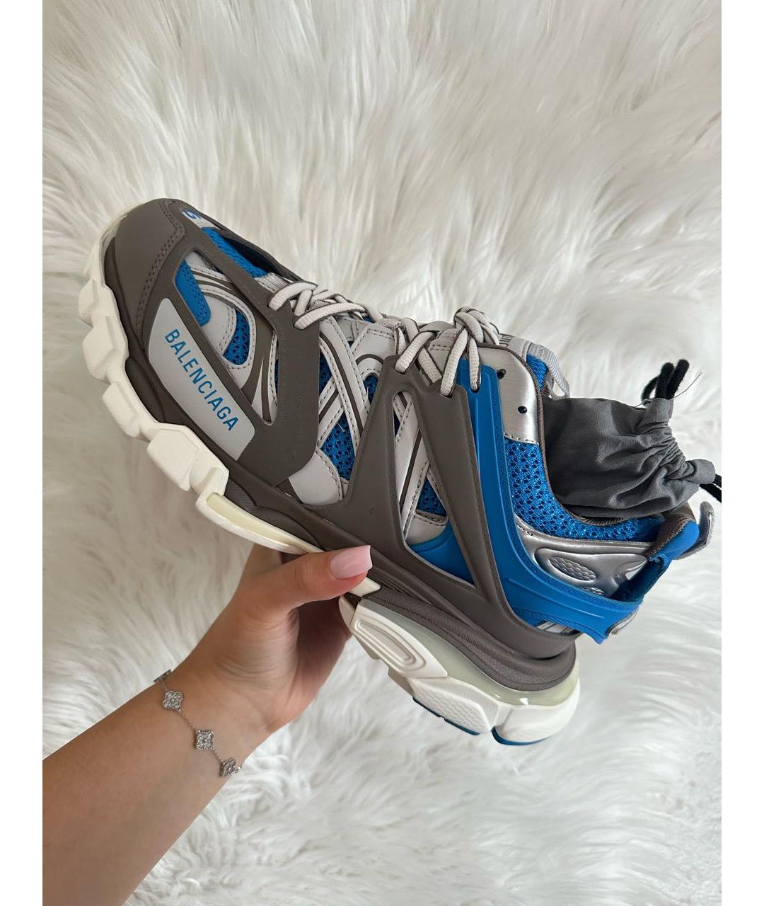 BALENCIAGA Серые низкие кроссовки / кеды, фото 2