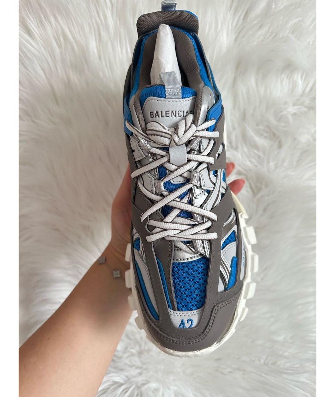 BALENCIAGA Серые низкие кроссовки / кеды, фото 5