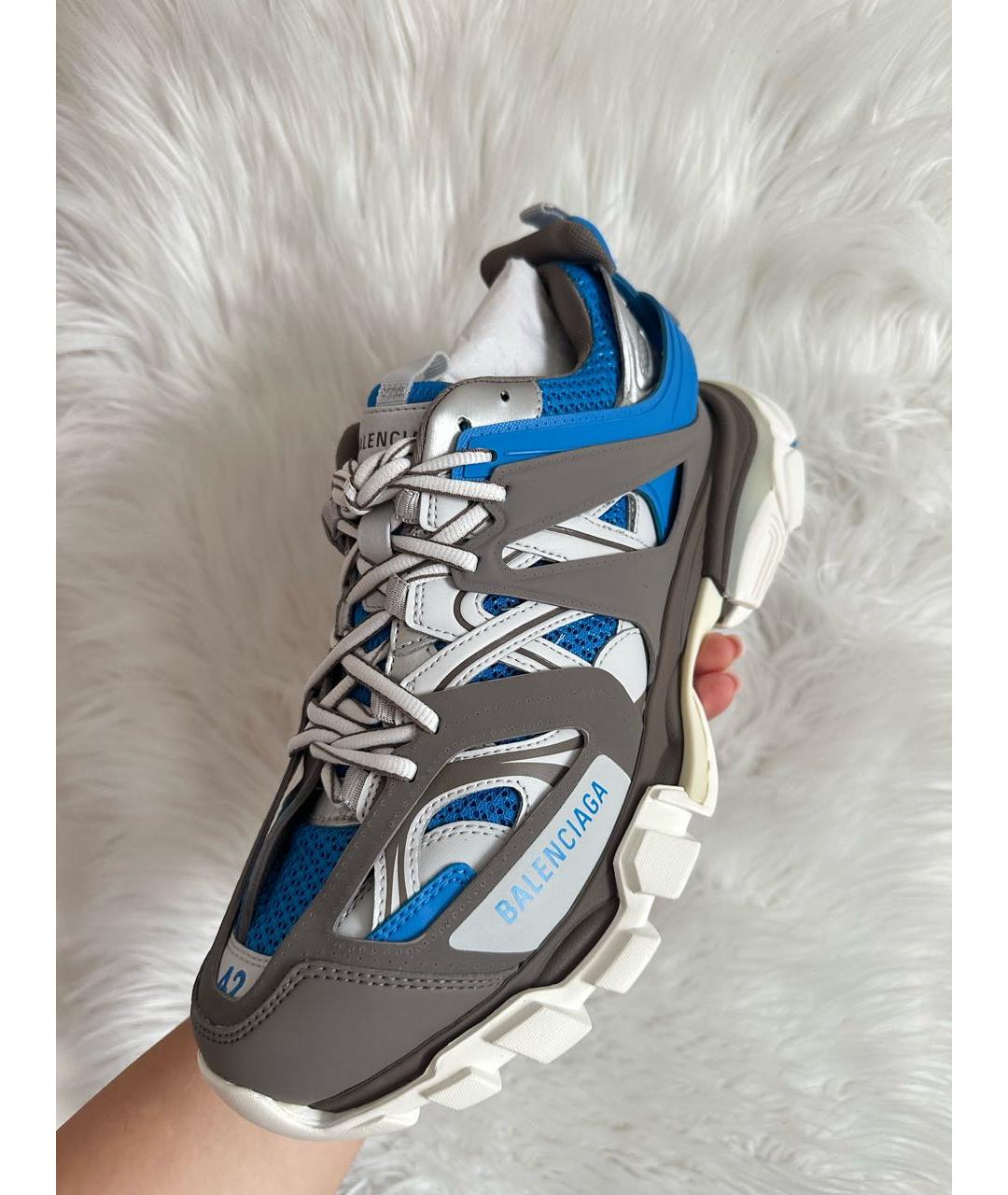 BALENCIAGA Серые низкие кроссовки / кеды, фото 6