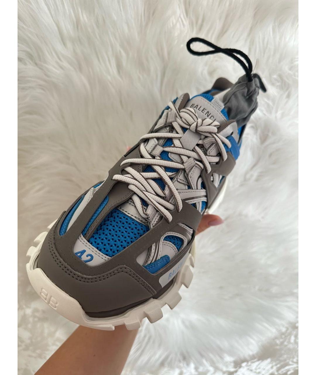 BALENCIAGA Серые низкие кроссовки / кеды, фото 3