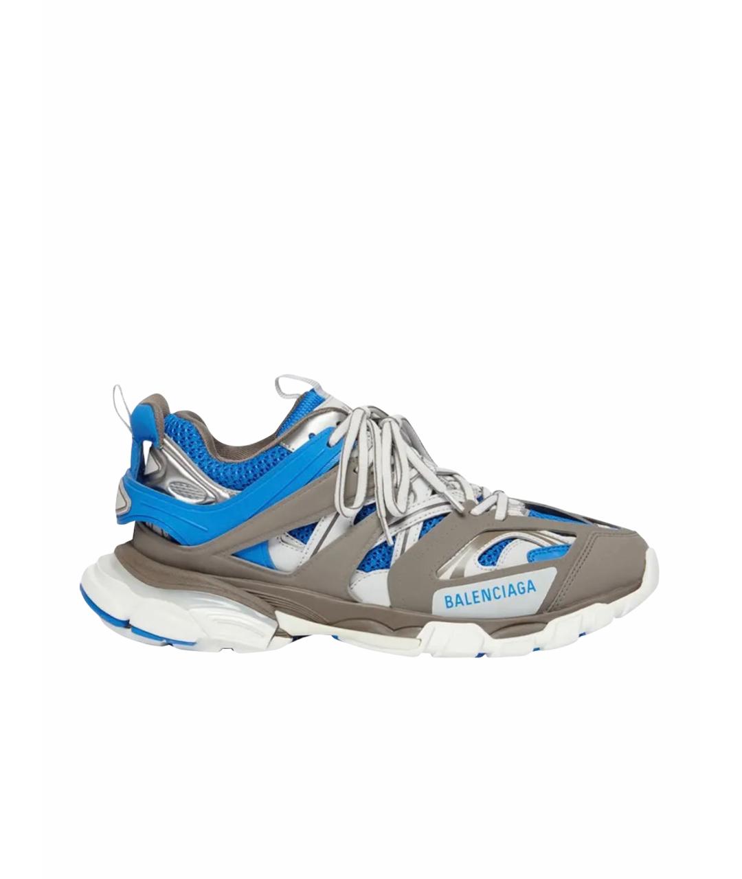 BALENCIAGA Серые низкие кроссовки / кеды, фото 1