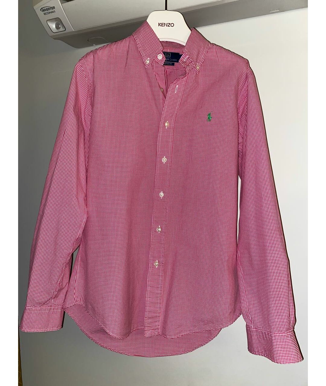 POLO RALPH LAUREN Розовая хлопковая кэжуал рубашка, фото 5