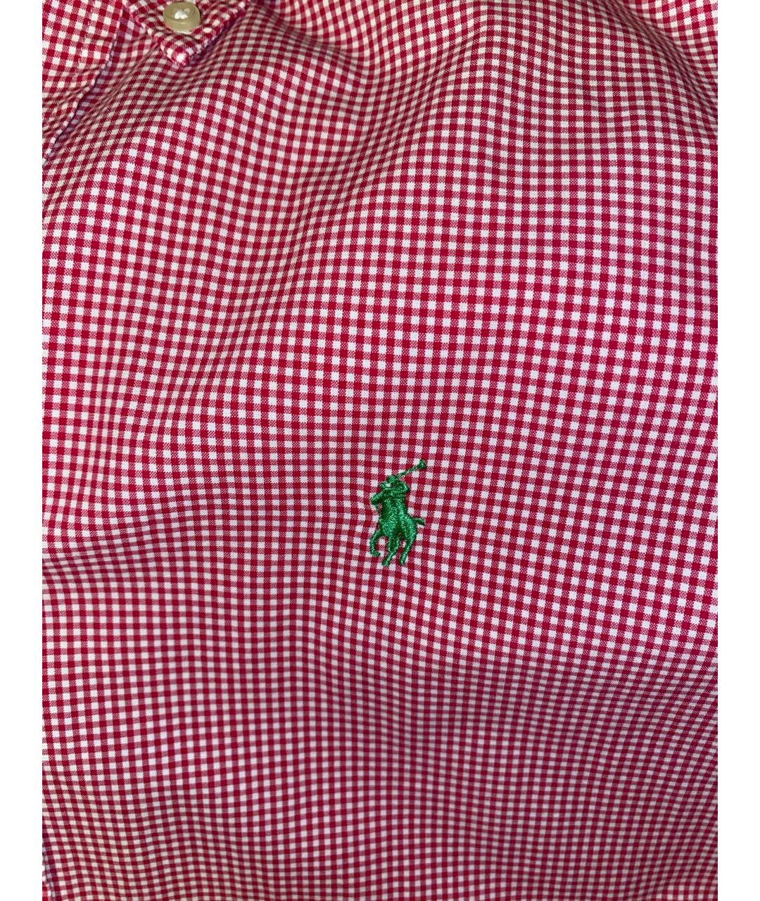 POLO RALPH LAUREN Розовая хлопковая кэжуал рубашка, фото 4