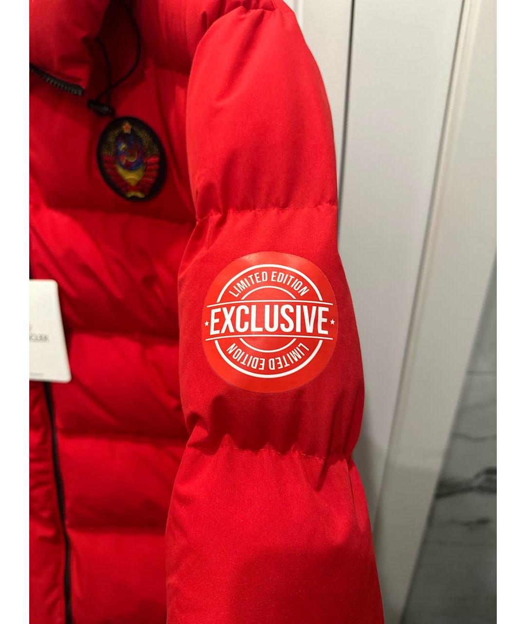 MONCLER Красная куртка, фото 7