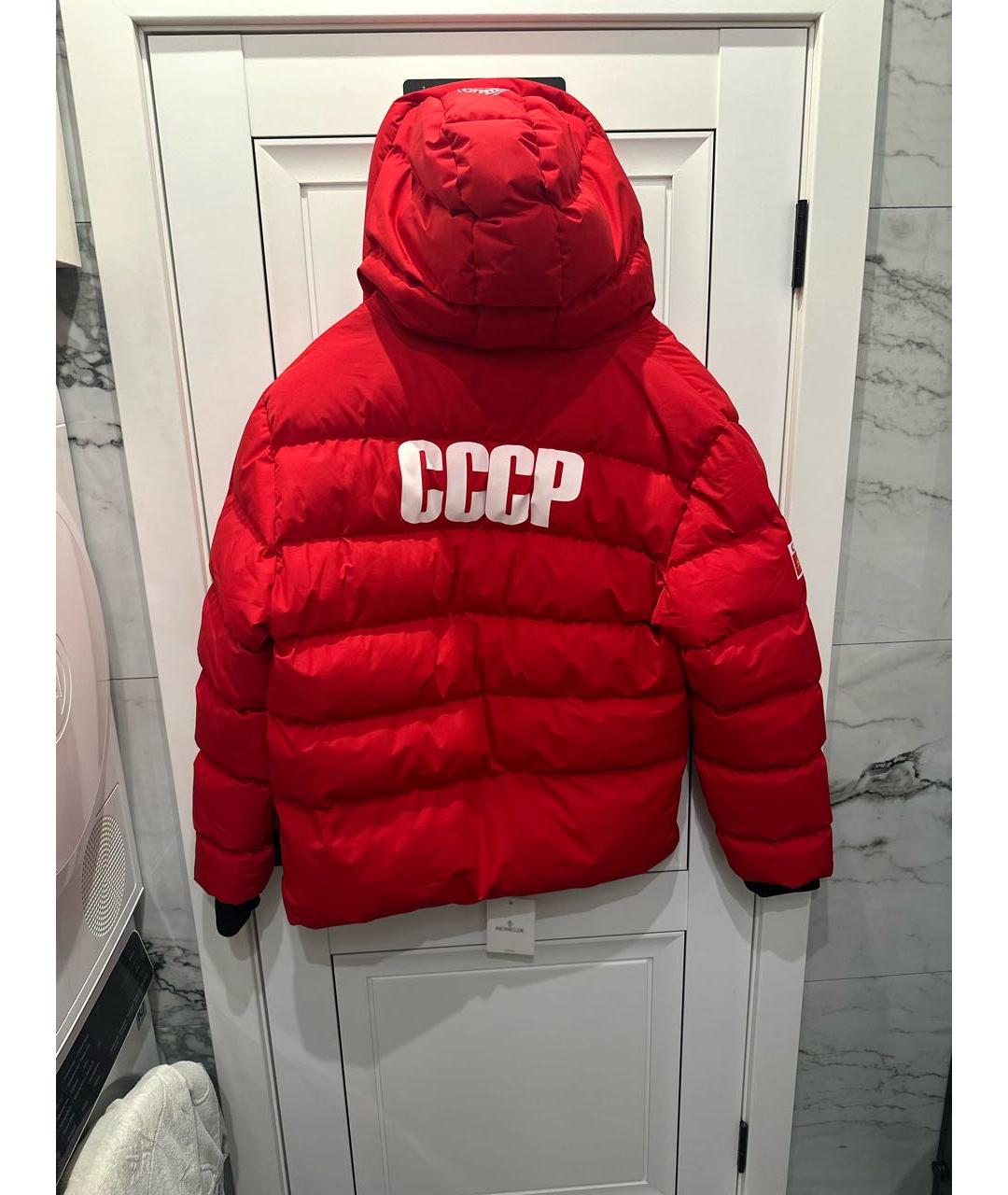 MONCLER Красная куртка, фото 2