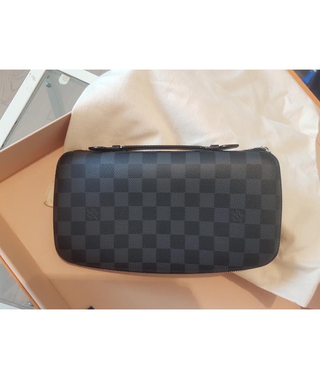 LOUIS VUITTON Серый кошелек, фото 7