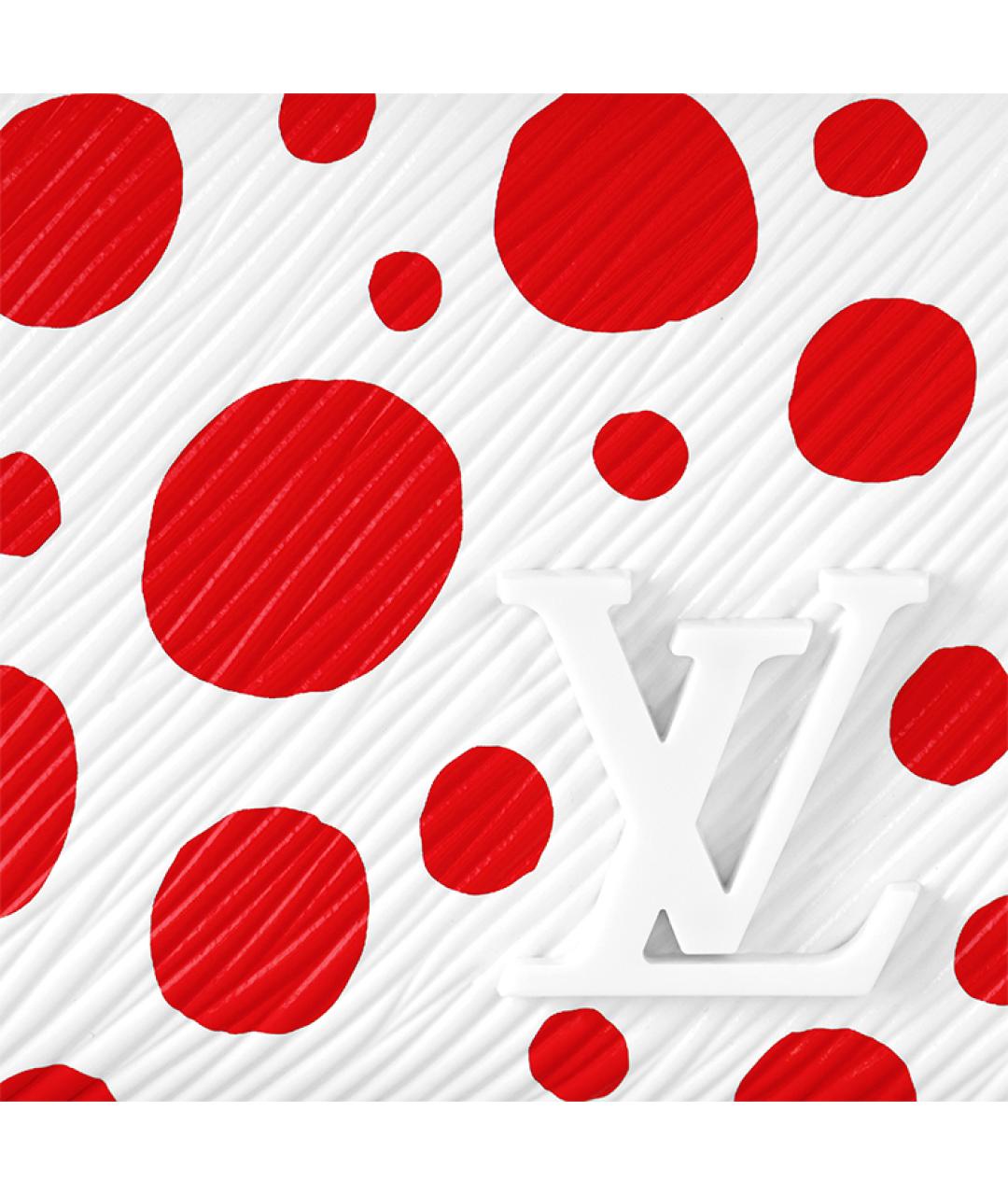 LOUIS VUITTON Белая сумка с короткими ручками, фото 6