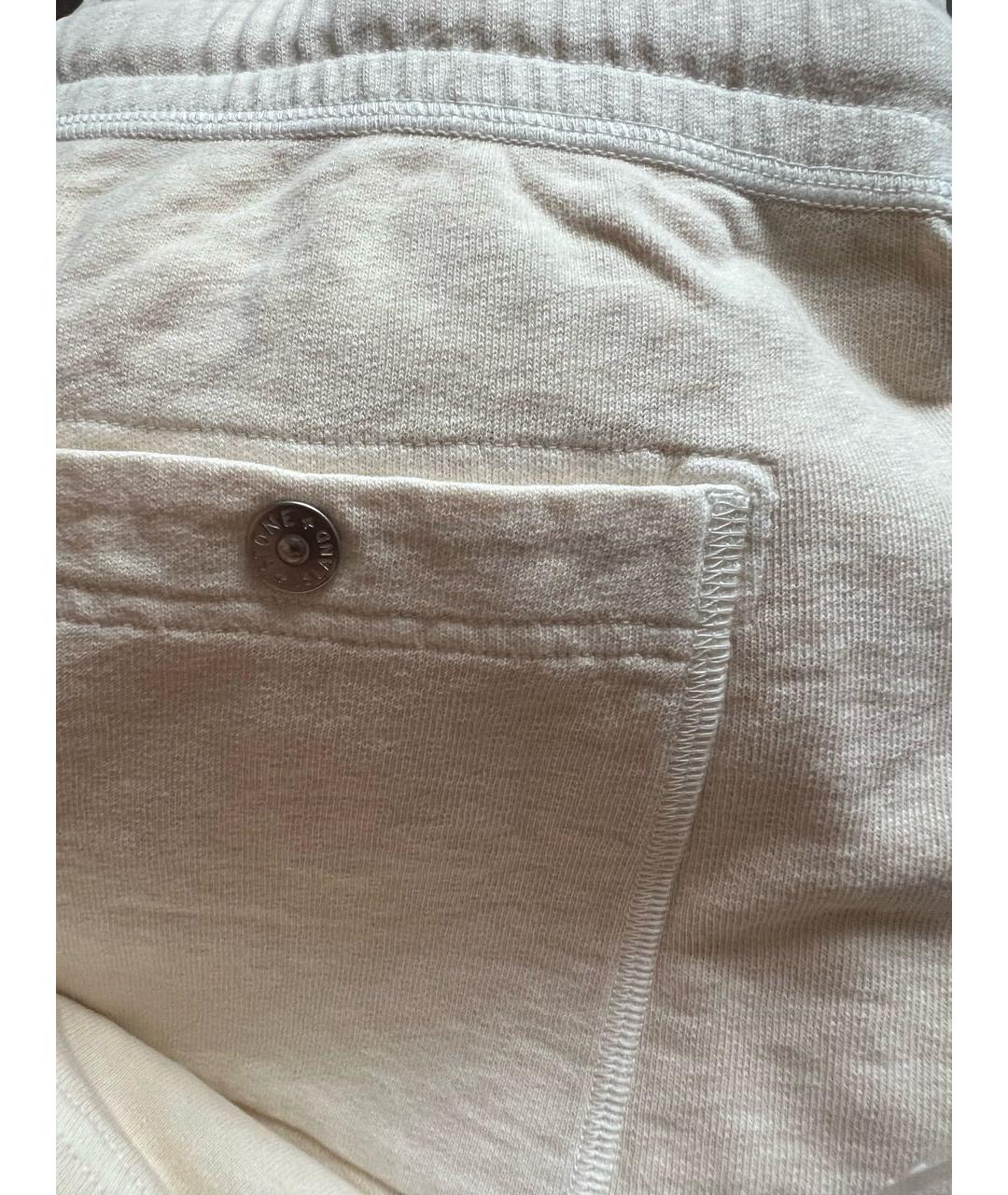 STONE ISLAND Бежевые хлопковые шорты, фото 4