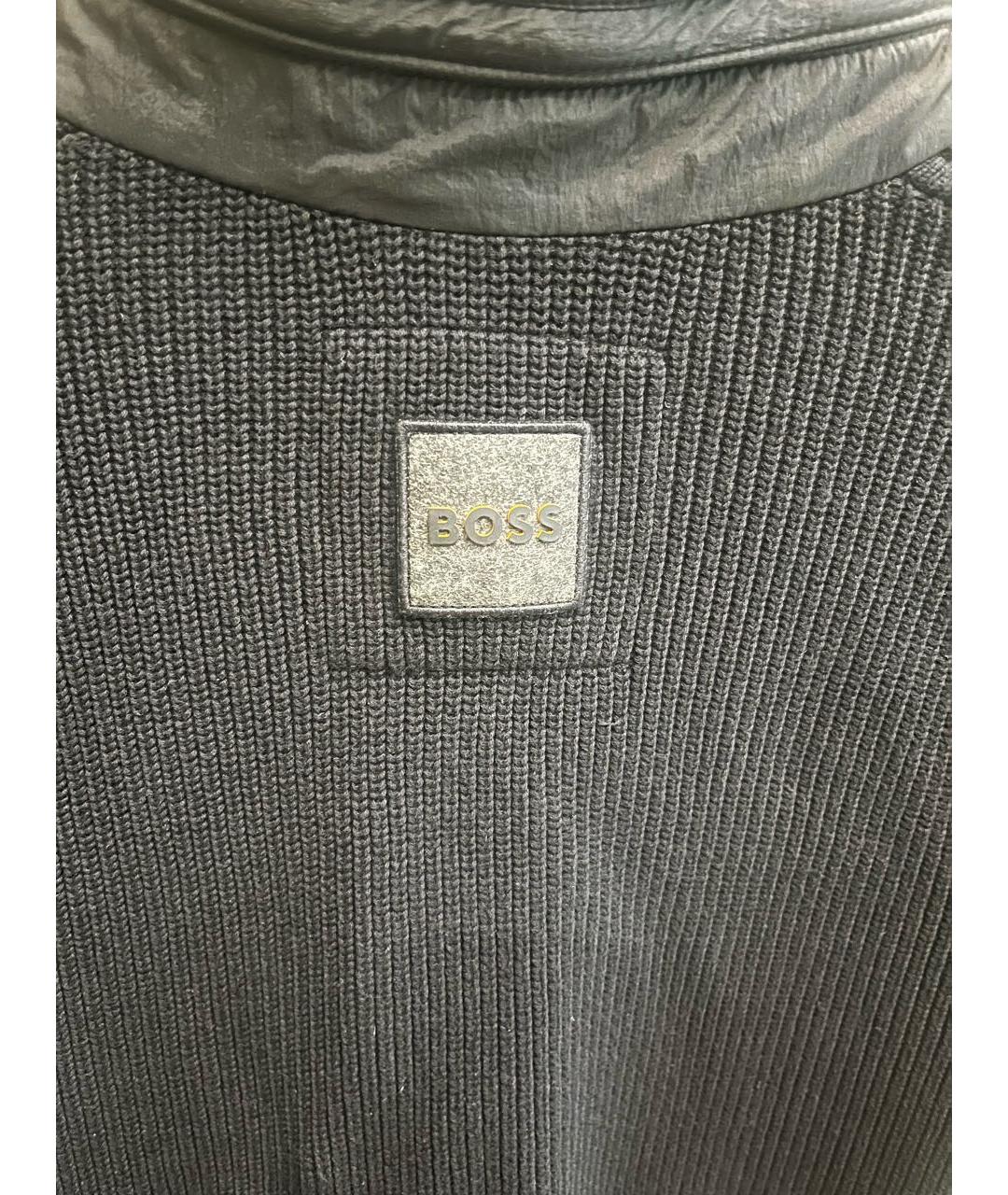 HUGO BOSS Черная хлопковая куртка, фото 5