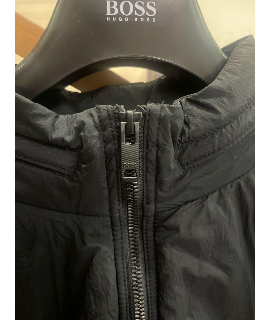 HUGO BOSS Черная хлопковая куртка, фото 6