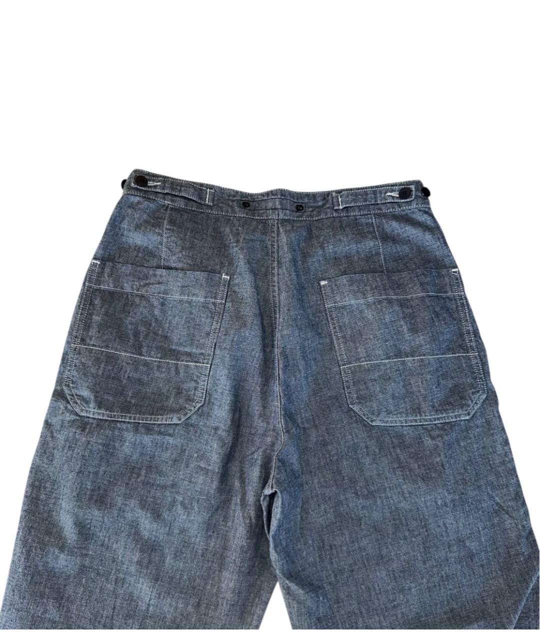 STONE ISLAND Серые хлопковые повседневные брюки, фото 5