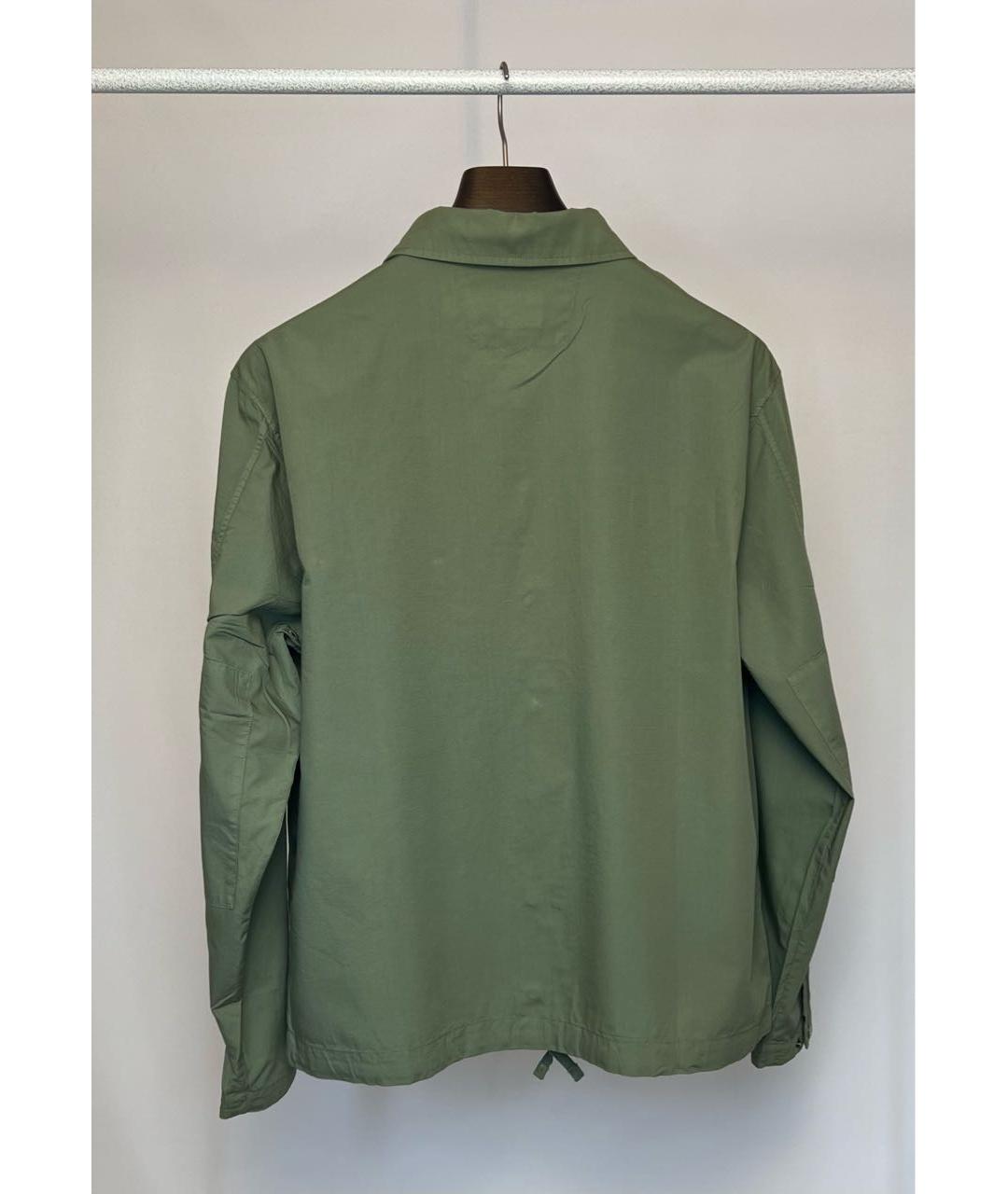 CP COMPANY Хаки хлопковая кэжуал рубашка, фото 2