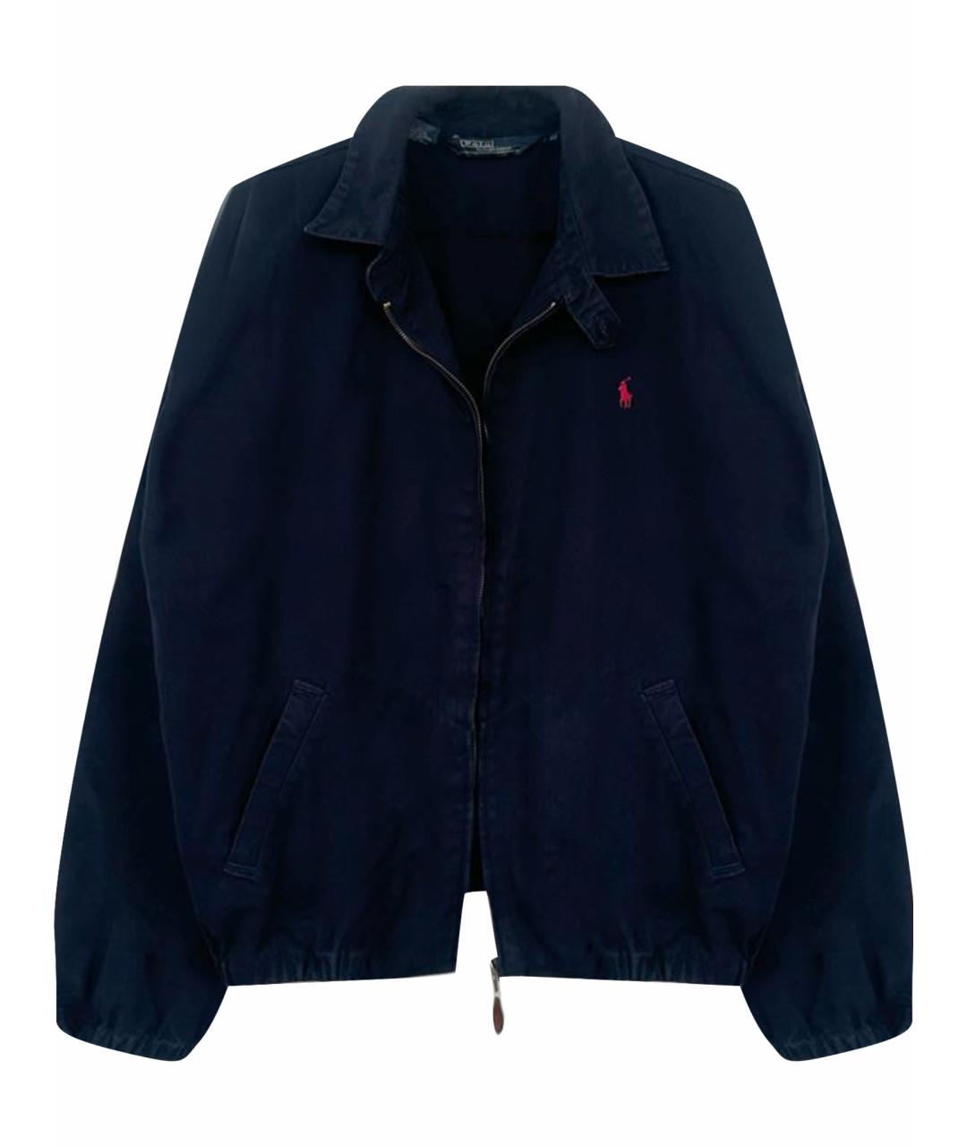 POLO RALPH LAUREN Темно-синяя хлопковая куртка, фото 1
