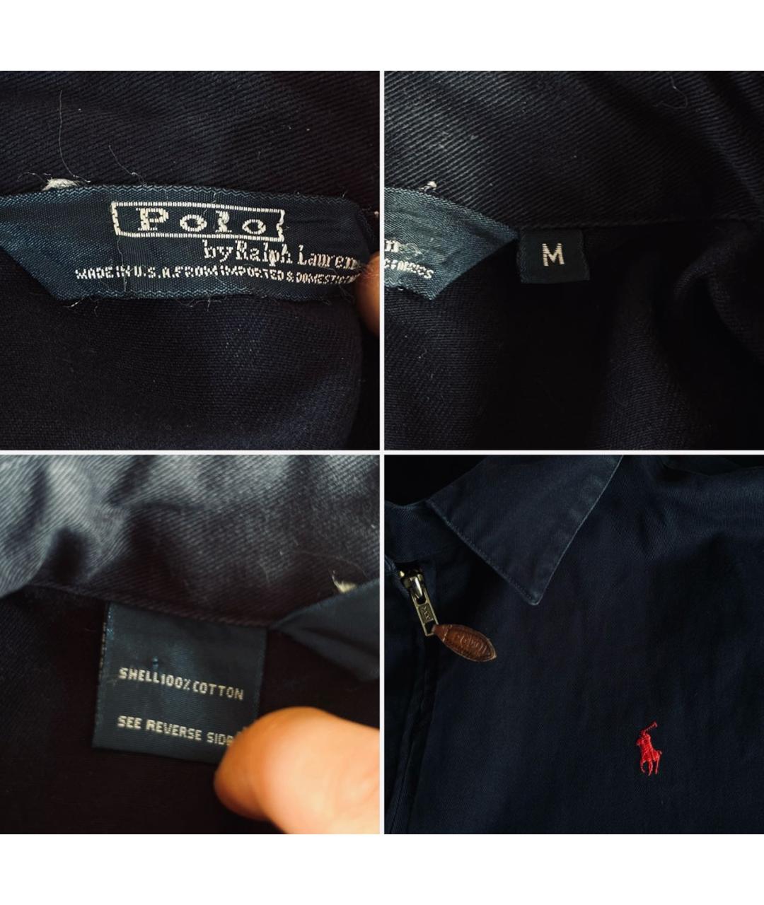 POLO RALPH LAUREN Темно-синяя хлопковая куртка, фото 6