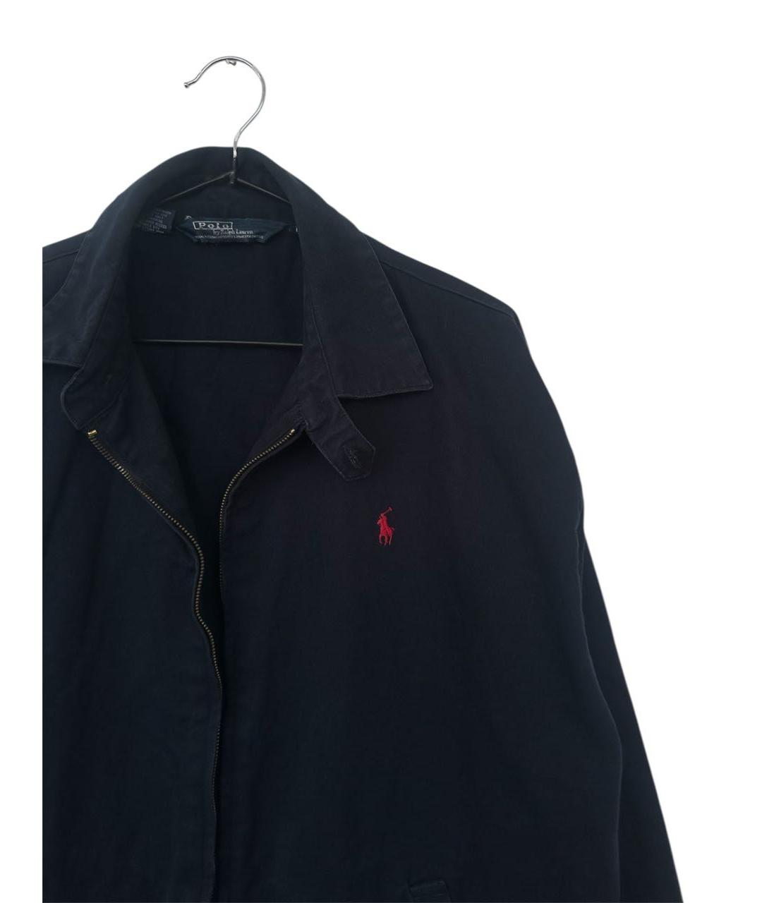 POLO RALPH LAUREN Темно-синяя хлопковая куртка, фото 5