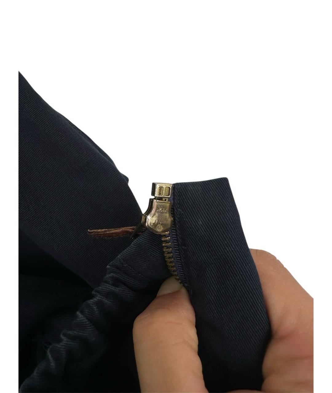 POLO RALPH LAUREN Темно-синяя хлопковая куртка, фото 7