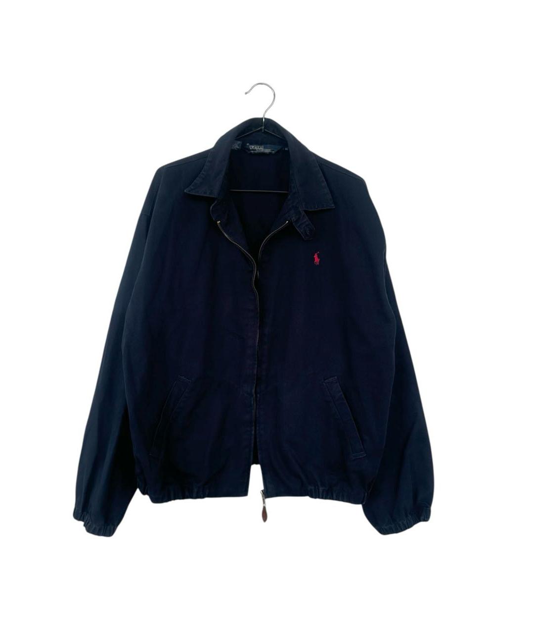 POLO RALPH LAUREN Темно-синяя хлопковая куртка, фото 8