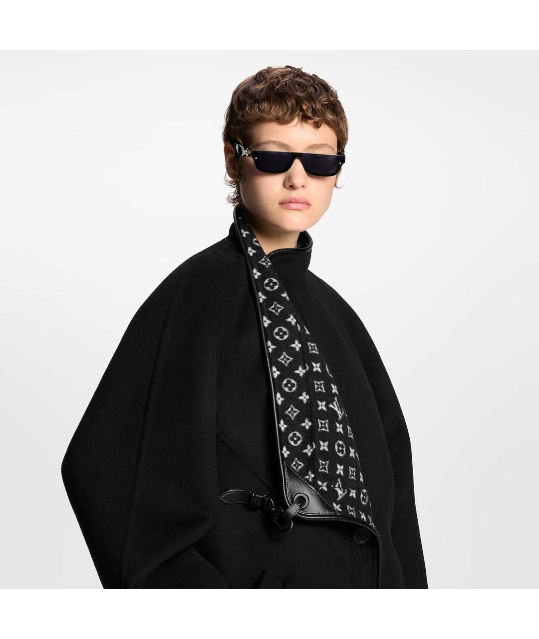 LOUIS VUITTON Черное пальто, фото 4
