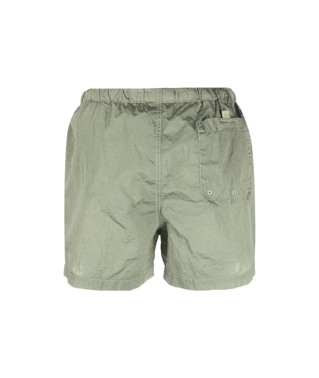 STONE ISLAND Зеленые шорты, фото 2