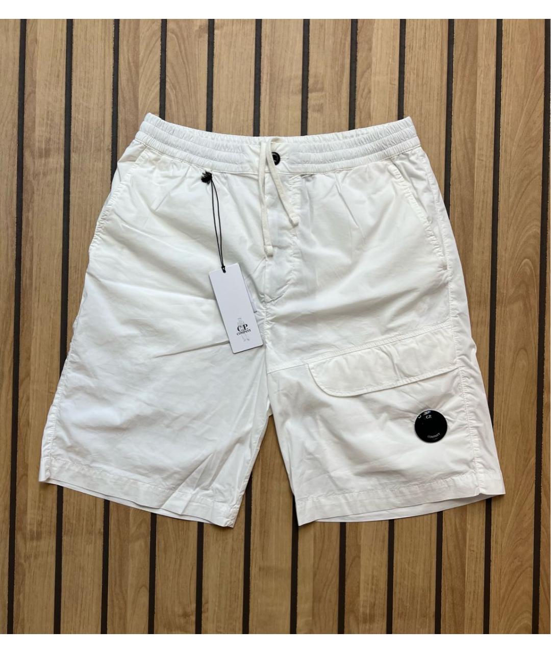 CP COMPANY Бежевые хлопковые шорты, фото 5