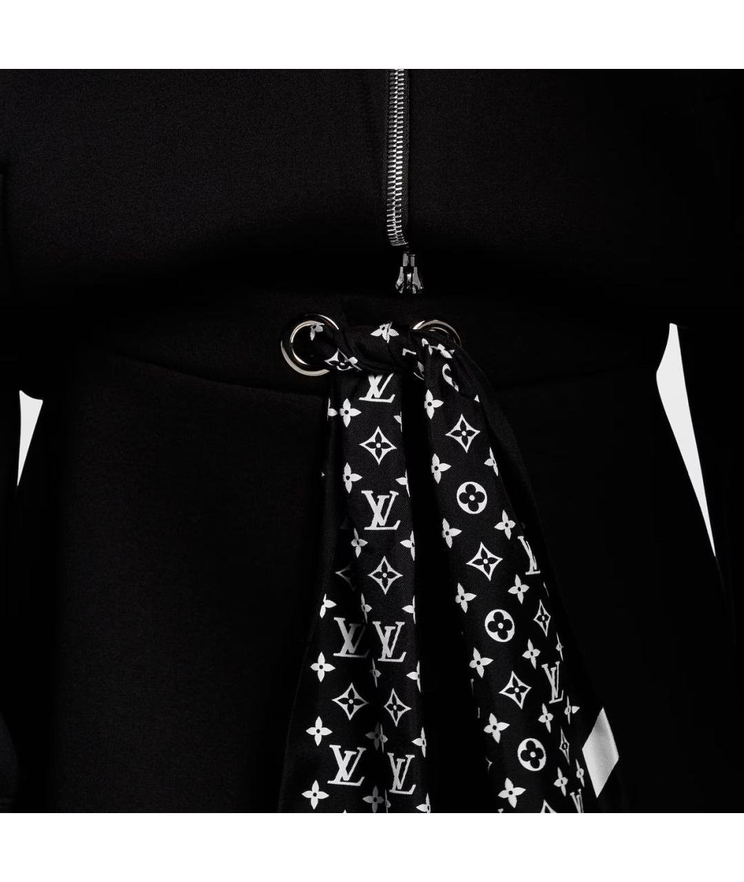 LOUIS VUITTON Черная юбка мини, фото 4